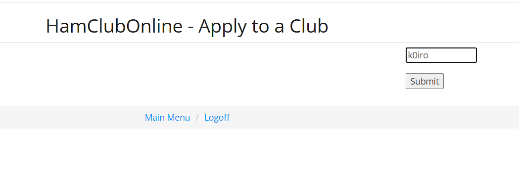 K0IRO club entry in HamClubOnline